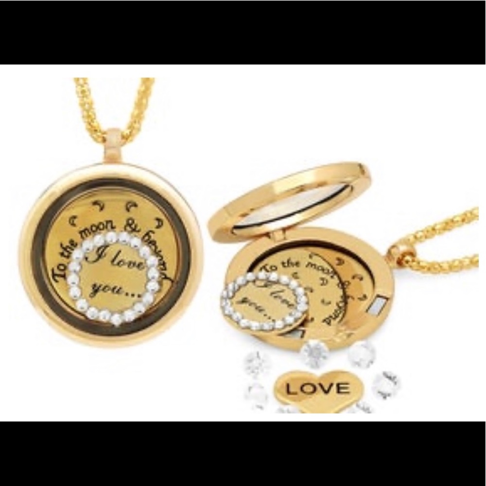 18K Gold Plated Magnetic Locket
